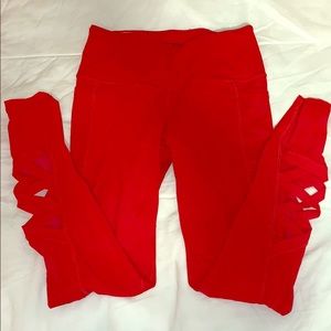 Victoria secret red leggings. Super stretch!